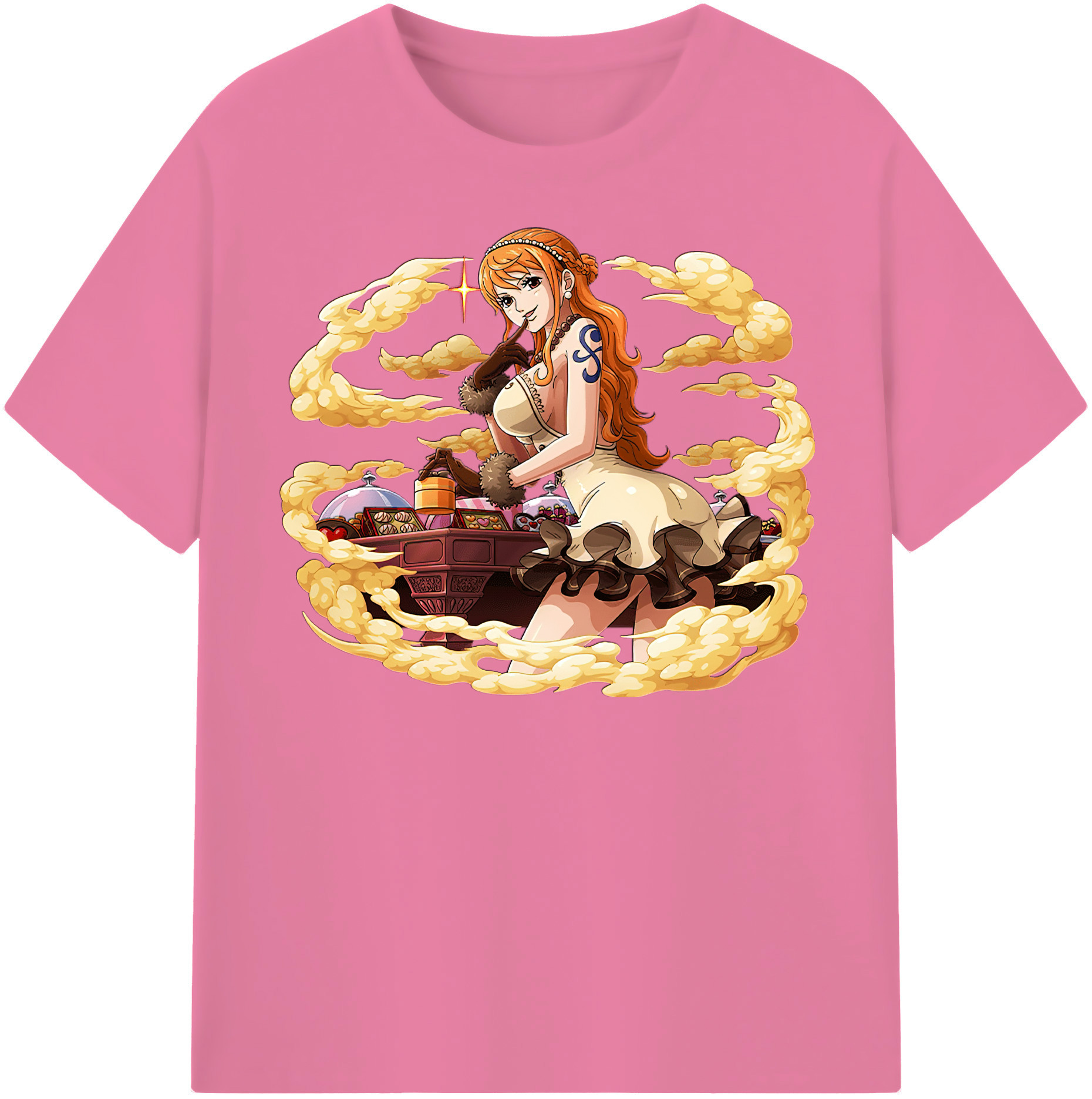 ワンピース ナミ ONE PIECE Nami 綿100％半袖Tシャツ（フロントプリント）